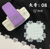 Effort-saving Embossing Device Hollow Lace Edge Pressing Device Punching Device Diy Kindergarten Handmade Greeting Card