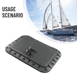 Marine Deck Square Hatch And Red Waterproof Bag For Boat Kayak Canoe Boat Parts Accessories Drifting Water Sports