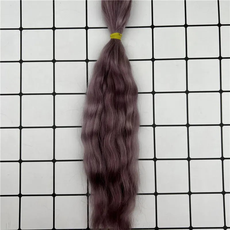 25-30cm 10gram /bag Reborn Doll mohair DIY 1/3 1/4 BJD doll wig Top Quality Reborn Doll Mohair hand rooted Doll hair Accessory
