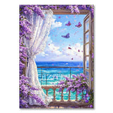 Sea Sailboat 5D Diamond Painting Kit Seaside Scenery New Arrivals Mosaic Cross Stitch DIY Home Decor Gift for Adult Beginners