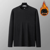 Men's Winter Pullovers Warm Sweatshirt Big Size 85-150kg Plus Size 3XL-8XL Long Sleeve Pullover T-shirt Sports Tops