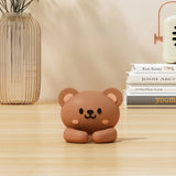 Desktop Data Cable Fixer Nail-free Seamless Silicone Cable Organizer Mouse Cable Headset Multifunctional Winder Desk Organizer