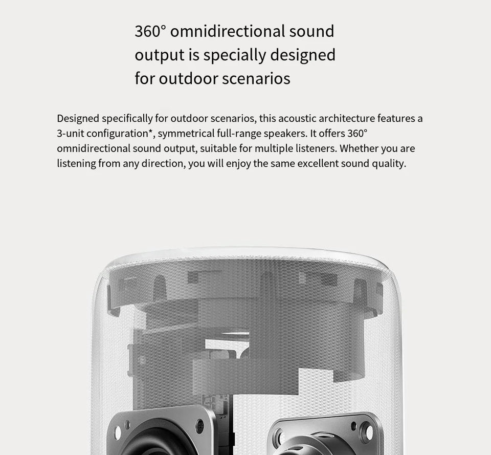 Xiaomi Mijia Smart Bluetooth Mini Wireless HD Quality Portable Speaker Column  Bluetooth 5.3 Sound Box