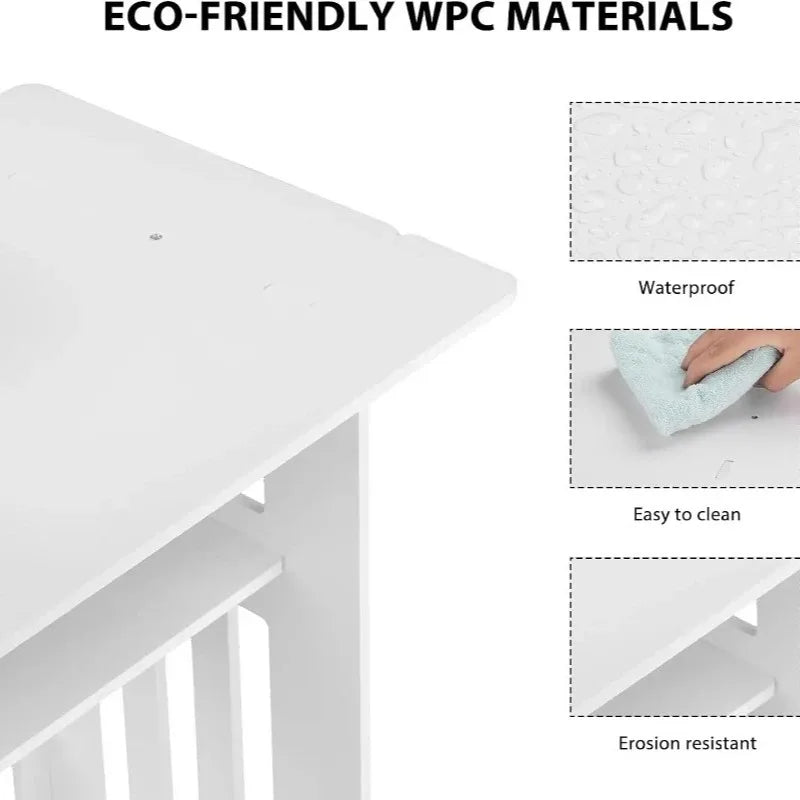 Small Bedside Table Sofa Side Table Living Room Cabinet Side End Coffee Tea Table Nightstand Storage Shelf Bedroom Furniture