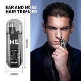 HIENA Electric Nose Hair Trimmer Mini Pocket Nose Ears Hair Eyebrow Trimmer for Men Rechargeable Clipper ﻿home appliance