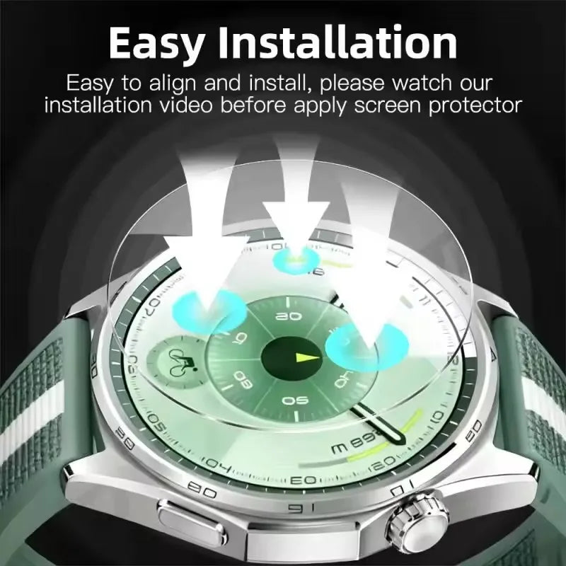 Easy Install Tool Screen Protector For Huawei Watch GT 6 41mm/GT6 Pro 46mm Tempered Glass Film For Huawei GT5 GT5 Pro 42mm 46mm