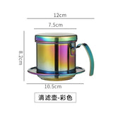 350ml Vietnamese Moka Pot Espresso Coffee Maker Portable Stainless Steel Filter Holder Drip Filter Coffee Accessories
