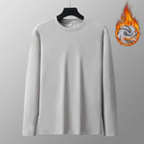 Men's Winter Pullovers Warm Sweatshirt Big Size 85-150kg Plus Size 3XL-8XL Long Sleeve Pullover T-shirt Sports Tops