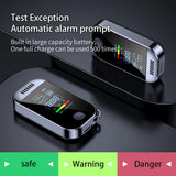 Portable Alcohol Tester Digital Breath Alcohol Tester Professional Breathalyzer With LCD Display USB Rechargeable