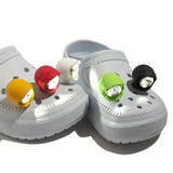 2PCS Shoe Lights PVC LED Headlight Shoe Charms Accessories for Night Rides Outdoor Activities Slipper Button 3 Lighting Modes
