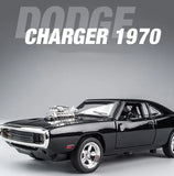 1:32 Scale CHARGER 1970 Alloy Diecast Model Car Pull Back Mini Vehicles Toys for Kids Lovers Collection
