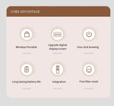 Portable Wireless Charging Coffee Machine 15BAR Multi-function 3 in 1 Fully Automatic Heating Overflow Capsule Coffee Machine