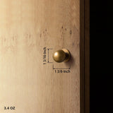 Antique Brass Cabinet Knobs Drawer Handles Zinc Alloy Pulls Mid-Century Modern Hardware for Kitchen and Bathroom Cupboard