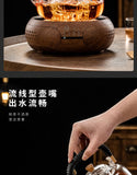 Steaming and boiling teapot, heating and boiling tea, glass kettle, household tea set, boiling