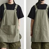 Japanese Waterproof Outdoor Barber, Coffee Shop, Catering Workwear Apron, Unisex Household Kitchen Workwear