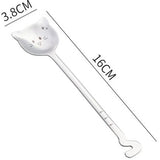 1PCS Cute Cat Coffee Spoon 304 Stainless Steel Cat Spoon Teaspoon Long Handle Flatware Gift Tableware Coffee Accessories
