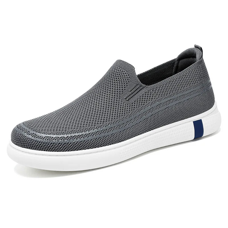 Men's Spring New Knitted Breathable Single Shoes, Dad's Shoes, Men's Casual Shoes, Comfortable Men's Shoes  sneakers