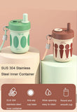 Stainless Steel Tea Cup with Infuser and lid 550ml Tea Office Mug Tumbler with Lids and Straws Portable Coffee Travel Mug Cups