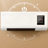 2 in 1  Portable Air Conditioning Cool Warm Dual Use Wall Mounted Heater 1800W Wall Mounted with Remote Control for Bedroom