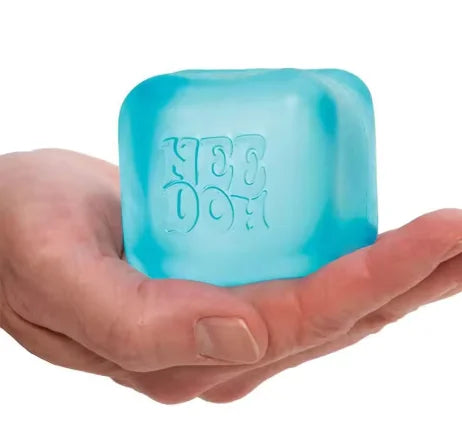 Nice Cube Stress Relief Toy | Super Solid Squish Sensory Fidget | Slow Rising Ice Cube Anxiety Relief