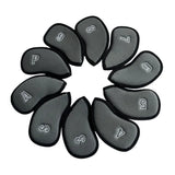 Golf Irons Head Covers 10pcs/set Two Sides Numbers Mesh Golf Iron Headcovers 5 Colours Golf Club Head Cover