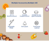 BioloMix 1200W 5-in-1 Immersion Hand Stick Blender Mixer Vegetable Meat Grinder 800ml Chopper Whisk 600ml Smoothie Cup