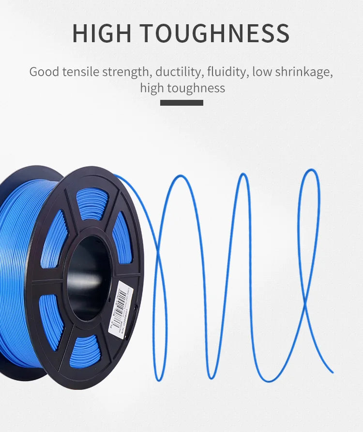 5KG PLA PETG TPU Filament 1.75mm High Quality 3D Printing Material Degradable Eco-friendly For 3D Printer Plastic 5 Rolls