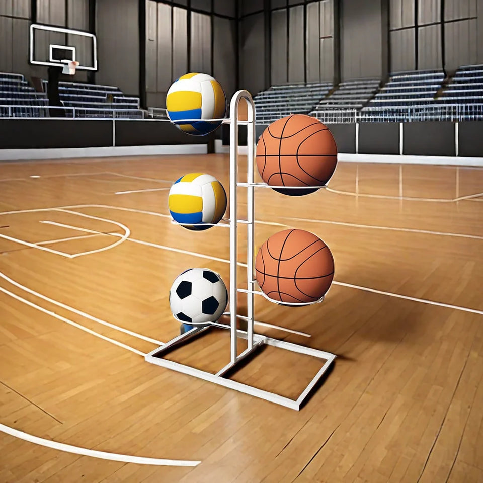 Indoor Children Basketball Storage Rack Put Ball Football Storage Basket Placed Rack Kindergarten Volleyball Stand Holder Space
