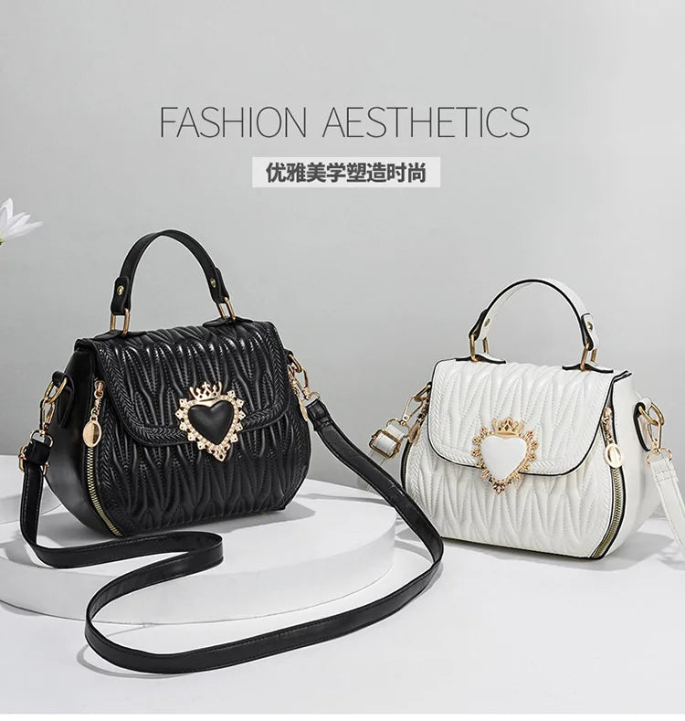Women's Bag Fashion Lock Shoulder Square Women Handbags Casual Simple Handheld Diagonal Straddle Bag Shopping Messenger Bag