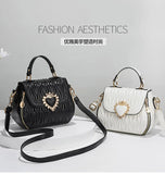 Women's Bag Fashion Lock Shoulder Square Women Handbags Casual Simple Handheld Diagonal Straddle Bag Shopping Messenger Bag