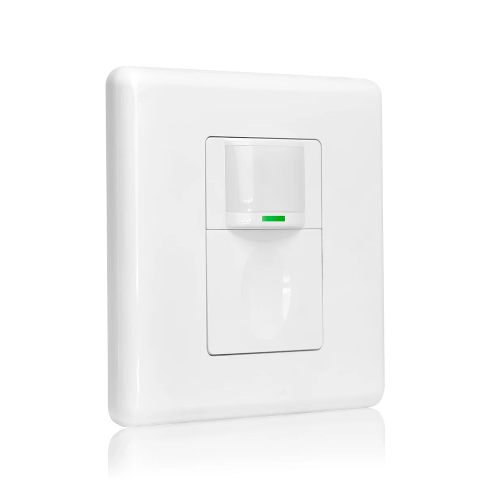 RAYZEEK PIR Motion Sensor Light Switch indoor,110V-265V, Occupancy Sensor,Vacancy Sensor,Manual On-Off 3 IN 1,Wall mounting