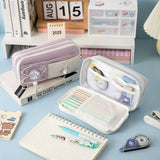 High Quality Nine Layer Pen Bag Large Capacity Multifunctional Pencil Case Dirt-proof Stationery Organizer Students