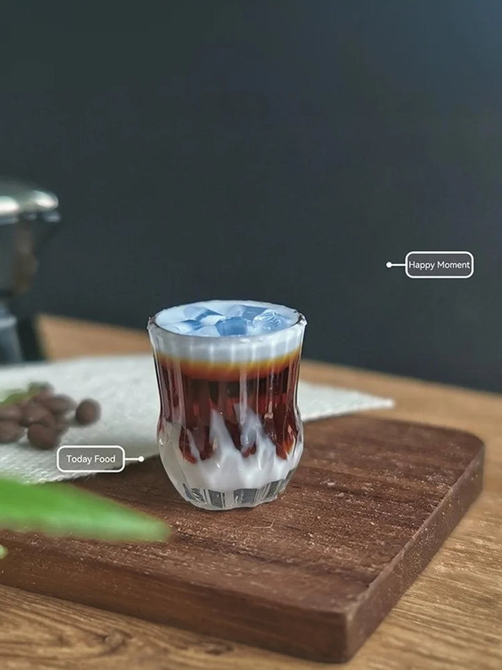 **1pc Miniature Latte Coffee Beverage Cafe Toy Drink Model Dollhouse Accessories Dollhouse Miniature Coffee Shop Toy Model
