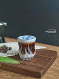 **1pc Miniature Latte Coffee Beverage Cafe Toy Drink Model Dollhouse Accessories Dollhouse Miniature Coffee Shop Toy Model