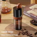 Adjustable Coarseness Manual Coffee Grinder Ceramic Grinding Core Double Bearing Design Coffee Grinding Machine