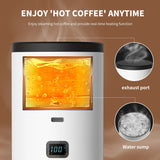 1pcs portable capsule coffee machine Meiyi concentrated electric household small heating pump pressure coffee machine, suitable