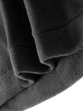 Men's Tactical Hoodies Fleece Windproof Side Zipper Jacket Sweatshirt Spring Autumn Standing Collar Casual Pullover Outdoor Tops