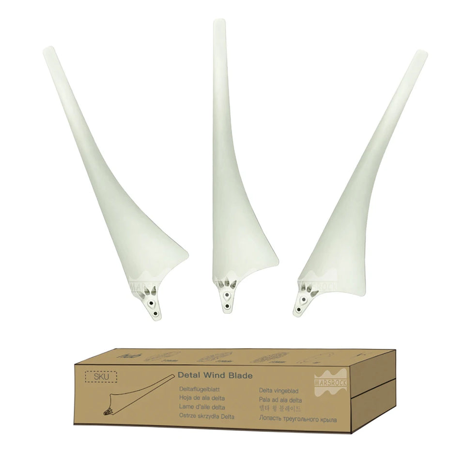 High Strength Carbon Fiber Wind Turbine Blades and 3 5 6 Wheel Hub Accessories, DIY Horizontal Wind Turbine Windmill Assembly