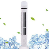 Bladeless Tower Fan Portable USB Desk Fan with Light for Home Bedroom Office