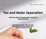 Tea Separation Glass Tea Cup Double Drinking with Handle Water Cup Large Capacity High Temperature Resistant Portable Kettle