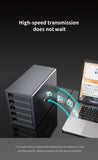 【Free Local Warehouse!】Yottamaster 150W External Hard Drive Enclosure 2.5"3.5" SATA HDD SSD Enclosure RAID Hard Drive Storage