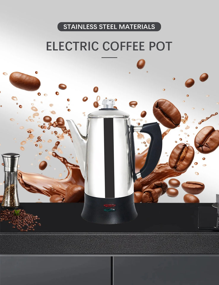 Coffee Pots Electric Stainless Steel 110V/220V Stainless Steel, Quick Brew, Accessories Office Home  Kettle