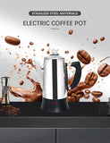 Coffee Pots Electric Stainless Steel 110V/220V Stainless Steel, Quick Brew, Accessories Office Home  Kettle