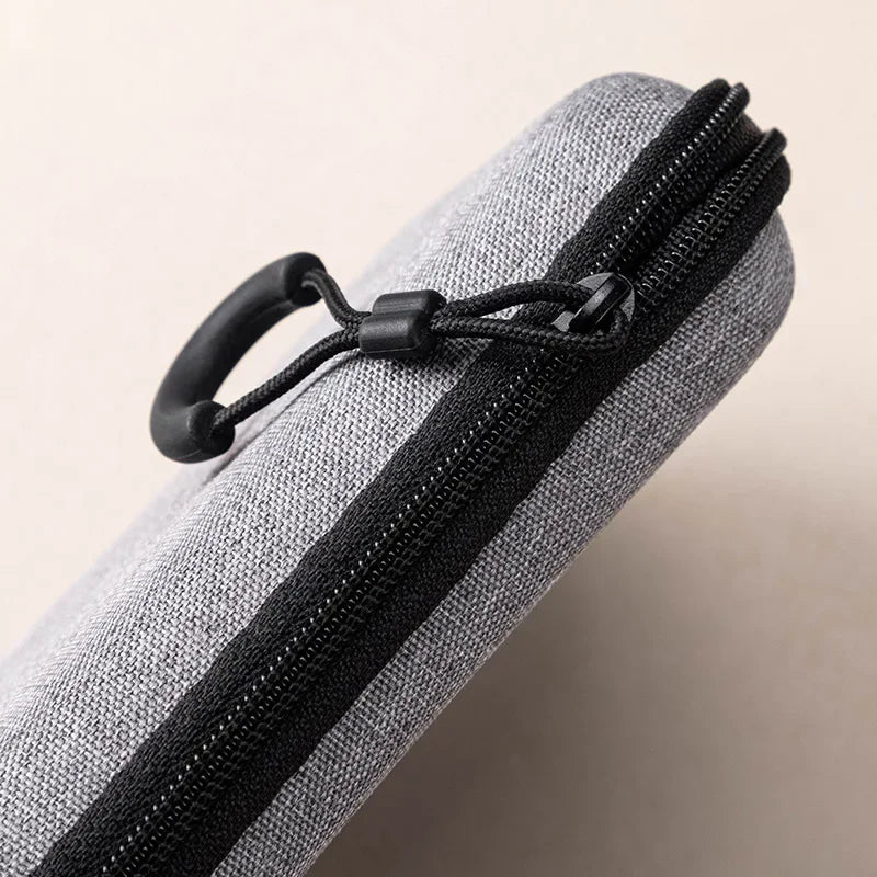 Mini Grey Digital Storage Bag Hard EVA Case Portable Electronics Organizer for USB Cable Charger U Stick Travel Accessories