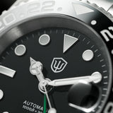 Watchdives WD16760 V2 GMT Watch NH34 Automatic Movement Sapphire Luminous Watches Stainless Steel 300m Waterproof Wristwatch