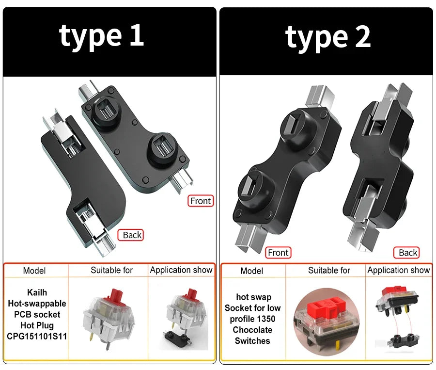 10/30/70/110pcs Kailh Hot-swappable PCB Socket Hot Plug CPG151101S11 For Outemu Cherry MX Switches Keyboard Axis DIY Connector