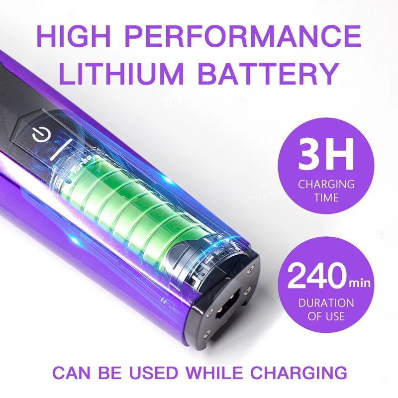 Kulilang Madeshow R77F Hair Clipper with Replacement Blade Hair Trimmer for Men Professional Rechargeable Hair Cutting Machine