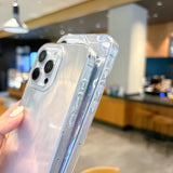 Luxury Laser Silver Gradient Phone Case For Xiaomi Redmi Note 13 12 11 10 Pro Plus 12S 11S Redmi 12 13C Poco X3 X6 M6 Pro Cover