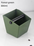 Coffee Knock Box Espresso Grounds Container Coffee ABS Bucket Anti Slip Powder Beveled Residue Barista Accessories Maker Tools