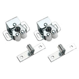 Door Close Latch Stainless Steel For Motorhomes Caravans Boats Double Roller Catch Cupboard Cabinet Door Close Latch